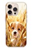 Le Balvo iPhone 16 Pro Uyumlu Golden Köpek Baskılı Silikon Kılıf