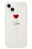 Le Balvo iPhone 14 Plus Uyumlu Love Aşk Baskılı Silikon Kılıf