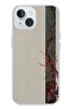 Le Balvo iPhone 15 Uyumlu Sade Sonbahar Sarmaşık Baskılı Silikon Kılıf
