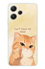 Le Balvo Redmi 12 Uyumlu Dont Touch My Phone Baskılı Silikon Kılıf