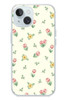Le Balvo iPhone 15 Uyumlu Lale Çiçekleri Baskılı Silikon Kılıf