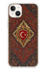 Le Balvo iPhone 14 Plus Uyumlu Türkiye Bayraklı Halı Baskılı Silikon Kılıf