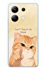 Le Balvo Redmi Note 13 4G Uyumlu Dont Touch My Phone Baskılı Silikon Kılıf