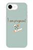 Le Balvo iPhone 16e Uyumlu I'm Pregnant Baskılı Silikon Kılıf