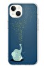 Le Balvo iPhone 13 - 14 Uyumlu Uyuyan Fil Baskılı Silikon Kılıf