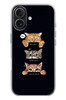 Le Balvo iPhone 17 Uyumlu Kedi Halleri Baskılı Silikon Kılıf