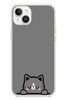 Le Balvo iPhone 14 Plus Uyumlu Uyuyan Kedi Baskılı Silikon Kılıf