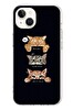 Le Balvo iPhone 13 - 14 Uyumlu Kedi Halleri Baskılı Silikon Kılıf