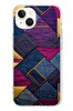Le Balvo iPhone 13 - 14 Uyumlu Kot Deseni Baskılı Silikon Kılıf