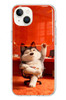 Le Balvo iPhone 13 - 14 Uyumlu Keyifli Köpek Baskılı Silikon Kılıf