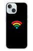 Le Balvo iPhone 15 Uyumlu Wifi Simgesi Baskılı Silikon Kılıf