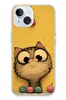 Le Balvo iPhone 15 Uyumlu Kedi Çizgisi Baskılı Silikon Kılıf