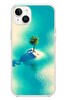 Le Balvo iPhone 14 Plus Uyumlu Adada Palmiye Baskılı Silikon Kılıf