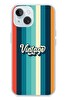 Le Balvo iPhone 15 Uyumlu Vintage Baskılı Silikon Kılıf
