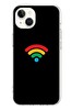 Le Balvo iPhone 13 - 14 Uyumlu Wifi Simgesi Baskılı Silikon Kılıf