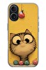 Le Balvo iPhone 17 Uyumlu Kedi Çizgisi Baskılı Silikon Kılıf