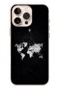 Le Balvo iPhone 16 Pro Max Uyumlu Dünya Haritası Uçuş Baskılı Silikon Kılıf