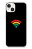 Le Balvo iPhone 14 Plus Uyumlu Wifi Simgesi Baskılı Silikon Kılıf