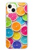 Le Balvo iPhone 13 - 14 Uyumlu Renkli Lime Dilimler Baskılı Silikon Kılıf
