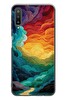 Le Balvo Samsung Galaxy A7 2018 Uyumlu Gün Doğumu ve Batımı Baskılı Silikon Kılıf