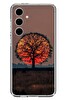 Le Balvo Samsung Galaxy S24 FE Uyumlu Güneşe Denk Gelen Ağaç Baskılı Silikon Kılıf