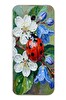 Le Balvo Samsung Galaxy A7 2017 Uyumlu Uğur Böceği Yağlı Boya Baskılı Silikon Kılıf