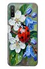 Le Balvo Samsung Galaxy A7 2018 Uyumlu Uğur Böceği Yağlı Boya Baskılı Silikon Kılıf