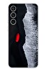 Le Balvo Samsung Galaxy S23 FE Uyumlu Kırmızı Tekne Yalnız Baskılı Silikon Kılıf