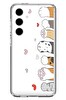 Le Balvo Samsung Galaxy S24 FE Uyumlu Kedi Harekatı Patileri Baskılı Silikon Kılıf
