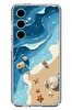 Le Balvo Samsung Galaxy S24 FE Uyumlu Deniz Yıldızı Tatilde Baskılı Silikon Kılıf