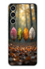Le Balvo Samsung Galaxy S23 FE Uyumlu Dört Mevsim Yaprakları Baskılı Silikon Kılıf