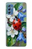 Le Balvo Samsung Galaxy M52 Uyumlu Uğur Böceği Yağlı Boya Baskılı Silikon Kılıf