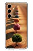 Le Balvo Samsung Galaxy S24 FE Uyumlu Sıralı Renkli Ağaçlar Baskılı Silikon Kılıf