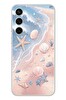 Le Balvo Samsung Galaxy S23 FE Uyumlu Deniz Yıldızı Kumsalı Baskılı Silikon Kılıf