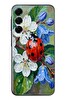 Le Balvo Samsung Galaxy A16 Uyumlu Uğur Böceği Yağlı Boya Baskılı Silikon Kılıf