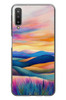 Le Balvo Samsung Galaxy A7 2018 Uyumlu Renkli Pastel Günbatımı Baskılı Silikon Kılıf