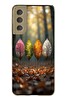Le Balvo Samsung Galaxy S21 FE Uyumlu Dört Mevsim Yaprakları Baskılı Silikon Kılıf
