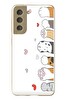Le Balvo Samsung Galaxy S21 FE Uyumlu Kedi Harekatı Patileri Baskılı Silikon Kılıf