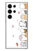 Le Balvo Samsung Galaxy S24 Ultra Uyumlu Kedi Harekatı Patileri Baskılı Silikon Kılıf