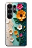 Le Balvo Samsung Galaxy S26 Ultra Uyumlu Güzel Modern Çiçekler Baskılı Silikon Kılıf