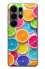 Le Balvo Samsung Galaxy S26 Ultra Uyumlu Renkli Lime Dilimler Baskılı Silikon Kılıf
