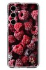 Le Balvo Samsung Galaxy S24 FE Uyumlu Ahududu Frambuaz Baskılı Silikon Kılıf