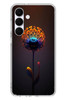 Le Balvo Samsung Galaxy S25 FE Uyumlu Büyülü Çiçek Baskılı Silikon Kılıf