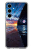 Le Balvo Samsung Galaxy S24 FE Uyumlu Deniz Günbatımı Baskılı Silikon Kılıf