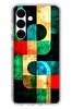 Le Balvo Samsung Galaxy S25 FE Uyumlu Modern Çizgiler Baskılı Silikon Kılıf