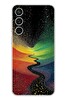 Le Balvo Samsung Galaxy S23 FE Uyumlu Renkli Yollar Baskılı Silikon Kılıf