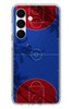 Le Balvo Samsung Galaxy S25 FE Uyumlu Basketbol Sahası Baskılı Silikon Kılıf