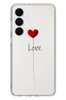 Le Balvo Samsung Galaxy S25 FE Uyumlu Love Aşk Baskılı Silikon Kılıf