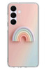 Le Balvo Samsung Galaxy S25 FE Uyumlu Gökkuşağı Pastel Baskılı Silikon Kılıf