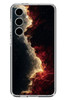 Le Balvo Samsung Galaxy S24 FE Uyumlu Uzay Boşluğu Baskılı Silikon Kılıf